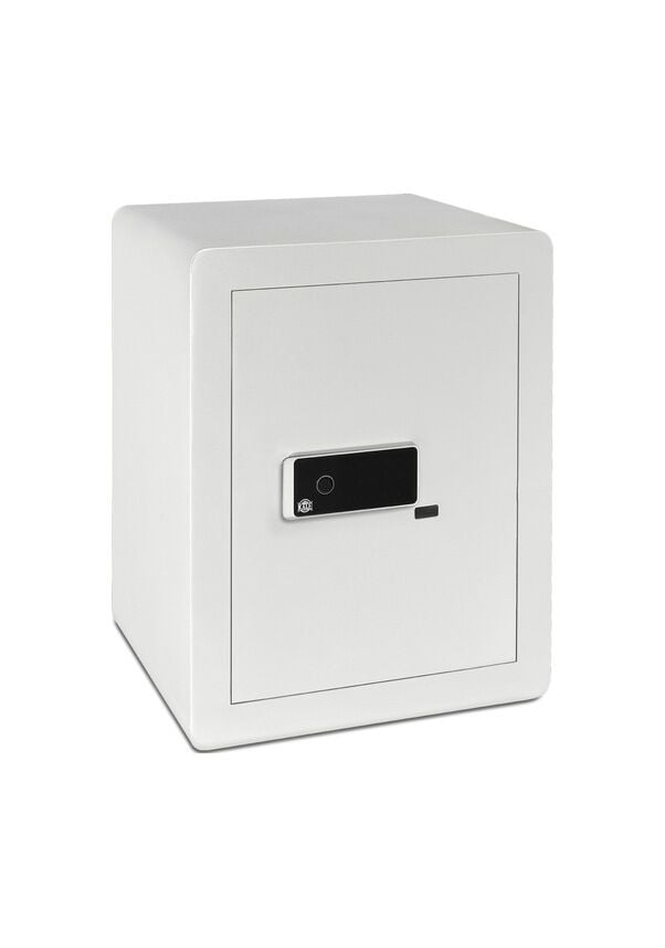 Kale KK5040 Elektronik Şifreli, Anahtarlı ve Parmak İzli Çelik Kasa (Beyaz)