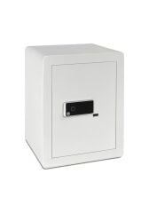 Kale KK5040 Elektronik Şifreli, Anahtarlı ve Parmak İzli Çelik Kasa (Beyaz)