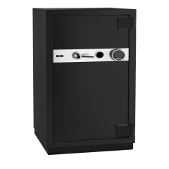 KALE KK1200 Elektronik Şifreli ve Anahtarlı Betonlu Çelik Para Kasası Siyah