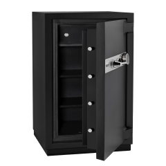 KALE KK1200 Elektronik Şifreli ve Anahtarlı Betonlu Çelik Para Kasası Siyah