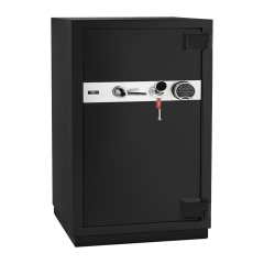 KALE KK1200 Elektronik Şifreli ve Anahtarlı Betonlu Çelik Para Kasası Siyah