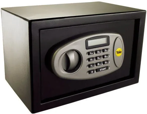 Yale Y-MS000NFP Elektronik Şifreli ve Anahtarlı Ev ve Otel Tipi Çelik Kasa Orta Boy