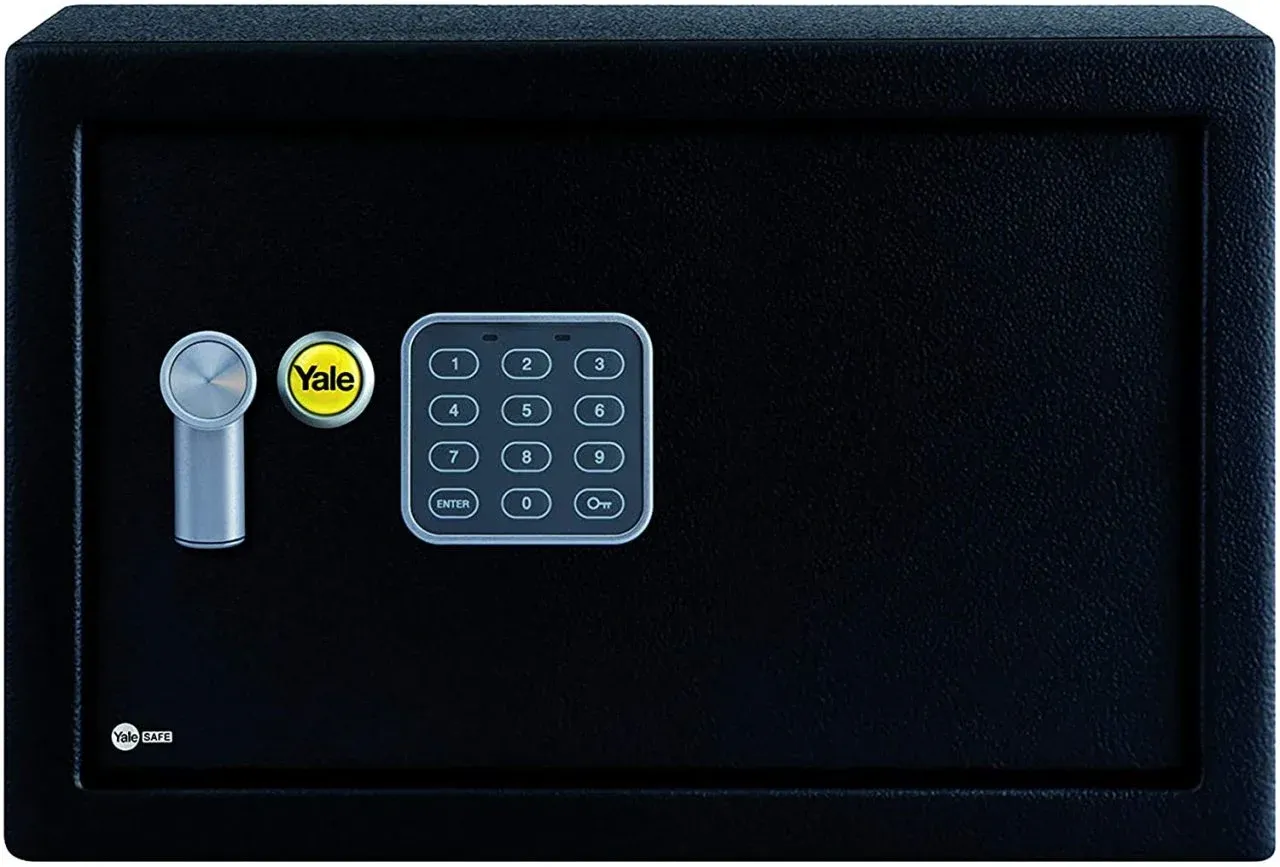 Yale YSV/250/DB2 Elektronik Şifreli ve Anahtarlı Ev ve Otel Tipi Çelik Kasa Orta Boy