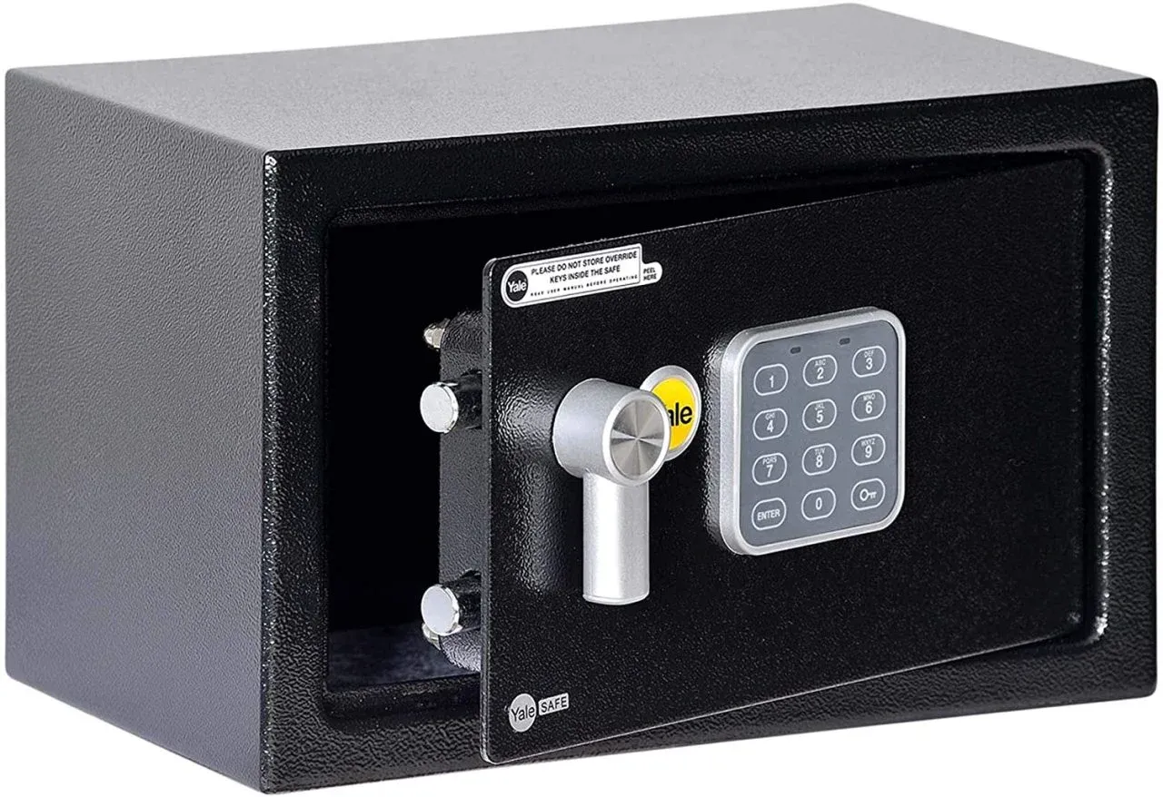 Yale YEC/200/DB2 Elektronik Şifreli ve Anahtarlı Alarmlı Çelik Kasa