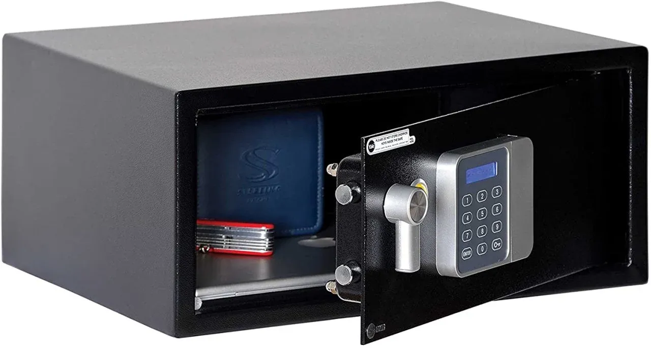 Yale YLC/200/DB2 Elektronik Şifreli ve Anahtarlı Alarmlı Çelik Kasa ( Laptop Tipi )