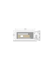 Yale YLHB/200/EB1 Elektronik Şifreli ve Anahtarlı Ev ve Otel Tipi Çelik Kasa