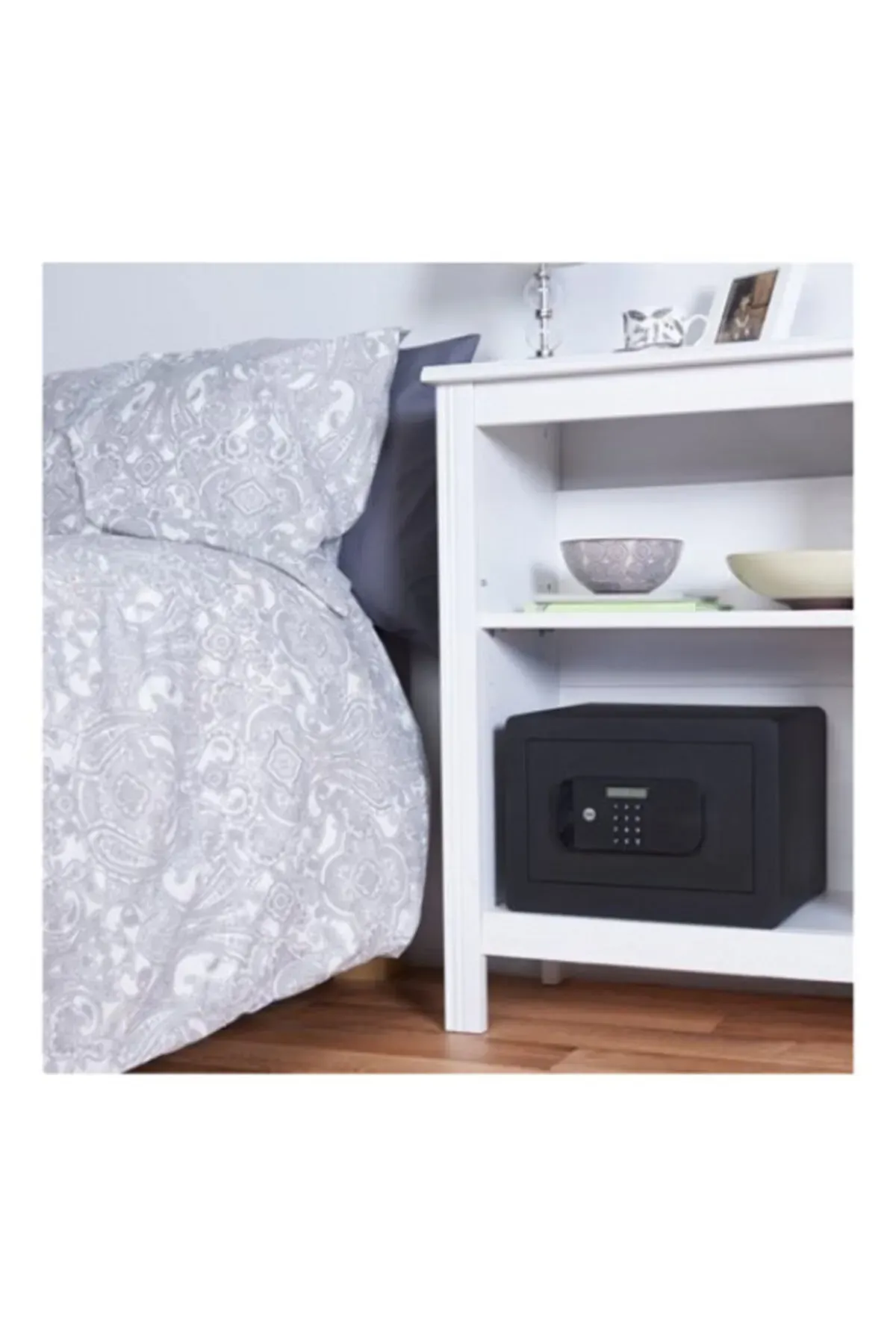 Yale YSEB/250/EB1 Elektronik Şifreli Ve Anahtarlı Ev ve Ofis Tipi Çelik Kasa Güvenlik Sertifikalı