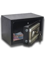 Yuma YM-801-S Elektronik Şifreli ve Anahtarlı Çelik Kasa