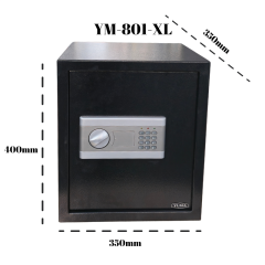 Yuma YM-801-XL Elektronik Şifreli ve Anahtarlı Çelik Kasa