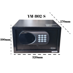 Yuma YM-802-S Elektronik Şifreli ve Anahtarlı Çelik Kasa