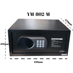 Yuma YM-802-M Elektronik Şifreli ve Anahtarlı Çelik Kasa Laptop Tipi
