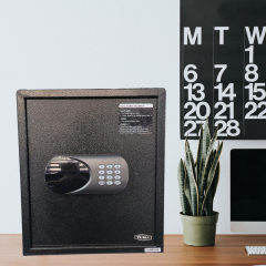 Yuma YM-802-L Elektronik Şifreli ve Anahtarlı Çelik Kasa Ofis Tipi