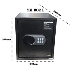 Yuma YM-802-L Elektronik Şifreli ve Anahtarlı Çelik Kasa Ofis Tipi