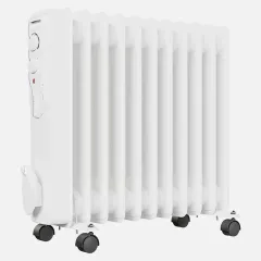 Voltomat Termostatlı 2500 W 11 Dilim Yağlı Radyatör Beyaz