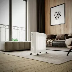 Voltomat Termostatlı 2500 W 11 Dilim Yağlı Radyatör Beyaz