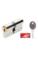 Kale 164CEC00030 Tüpten Şifreli Çelik Takviyeli Silindir Nikel 5 Anahtar (30-10-50)