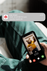 Kale KD050/50-400 Akıllı Elektronik Kapı Kilidi – Motorlu, Kameralı, WiFi ve Parmak İzi Okuyuculu