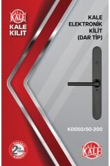 Kale KD050/50-200 Elektronik Kapı Kolu Kilidi (Şifreli, Parmak İzi, Kartlı)