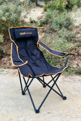 ROX Camping 153CAMP0315 Katlanır Siyah Kamp Sandalyesi – Konforlu & Dayanıklı Tasarım