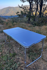 Rox Camping 153CAMP0311 Katlanır Açık Gri Kamp Masası 120 cm – Kademeli Ayaklı, Dayanıklı ve Portatif