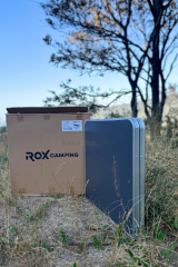 Rox Camping 513CAMP0313 Antrasit Katlanır Masa Tabure Seti