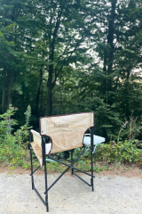 Rox Camping Krem 153CAMP0317 Katlanır Alüminyum Kamp Sandalyesi – Yan Sehpalı | Kasaplus