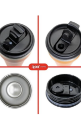 Rox Camping 0192 Kahve Termosu 0,48 L – Turuncu | Dayanıklı Kamp Termosu