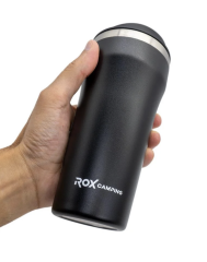 Rox Camping 0190 Kahve Termosu 0,48 L – Siyah | Dayanıklı Kamp Termosu