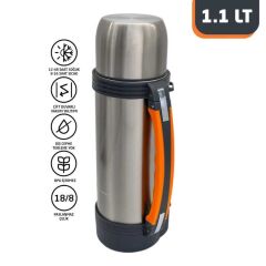Rox Camping 1,1 LT Kamp Termos – Vakum Yalıtımlı, Sızdırmaz, Çelik Termos