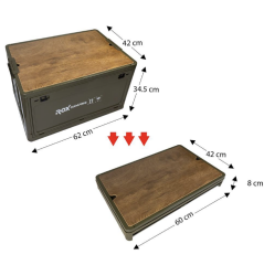 Rox Camping 0304 Katlanır Kamp Kutusu 83 Litre – Katlanabilir Saklama ve Kamp Düzenleme Kutusu