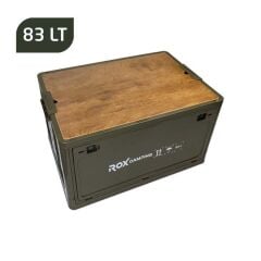 Rox Camping 0304 Katlanır Kamp Kutusu 83 Litre – Katlanabilir Saklama ve Kamp Düzenleme Kutusu