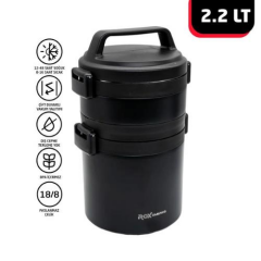 Rox Camping 2,2 LT Yemek Termosu – Paslanmaz Çelik Çift Cidarlı Yiyecek Termosu