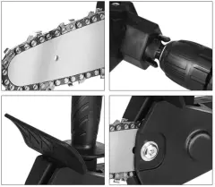 ROX WOOD Zincirli Dal Budama & Ahşap Kesme Aparatı | Matkap Uyumlu