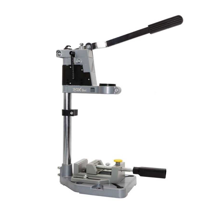 ROX WOOD 114 40 cm Ayarlanabilir Mengeneli Matkap Tezgahı Sehpası | Hassas Delme Desteği