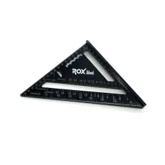 ROX WOOD Alüminyum 45° Üçgen Gönye | Hassas Ölçüm ve İşaretleme Aracı
