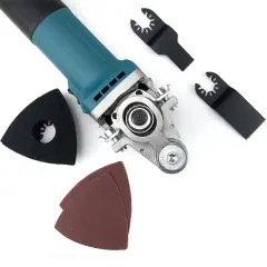 ROX WOOD 0191 Çok Amaçlı Salınım Alet Adaptörü | Taşlama Motoru Dönüştürücü Aparatı  | Üçgen Raspa Aparatı
