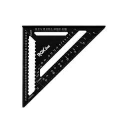ROX WOOD 0089 Alüminyum Üçgen Marangoz Gönye 305 × 430 mm | Hassas Ölçüm Aracı