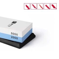 ROX 6520 Taidea Çift Taraflı Bileme Taşı 2000/5000 Kum | Profesyonel Sulu Bileme Taşı