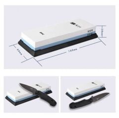 ROX 6520 Taidea Çift Taraflı Bileme Taşı 2000/5000 Kum | Profesyonel Sulu Bileme Taşı