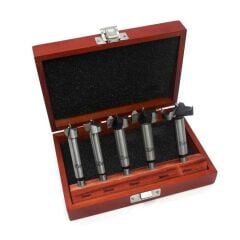 ROX WOOD Taş Menteşe Freze Uç Seti 5 Parça | 15-35 mm Ahşap Delme Uçları