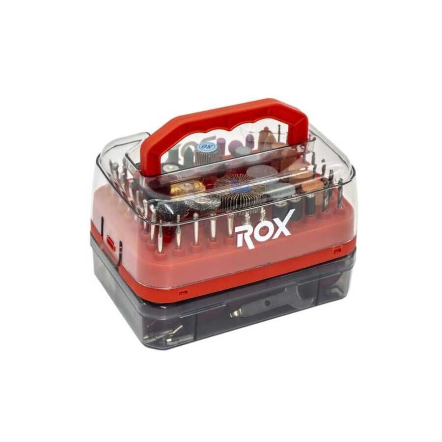 ROX WOOD Hobi Gravür Mini Aksesuar Seti 316 Parça | Dremel Uyumlu Komple Set
