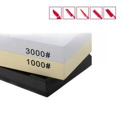 ROX 6520 Taidea Çift Taraflı Bileme Taşı 2000/5000 Kum | Profesyonel Sulu Bileme Taşı