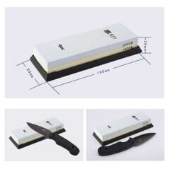 ROX 6520 Taidea Çift Taraflı Bileme Taşı 2000/5000 Kum | Profesyonel Sulu Bileme Taşı