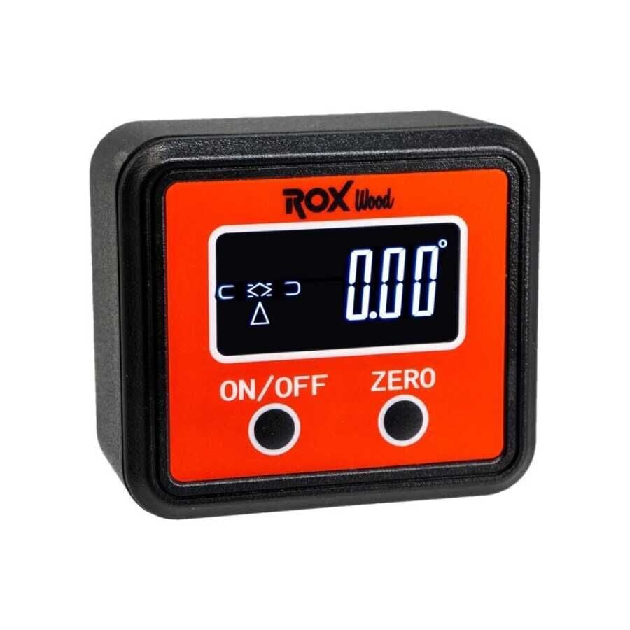ROX WOOD 0095 Dijital Mıknatıslı Açı Ölçer | Hassas 0-90° Ölçüm Cihazı