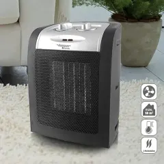 Kasaplus Voltomat 1800W Termostatlı Seramik Fanlı Isıtıcı | 2 Kademeli + Fan Modu