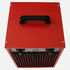 Kasaplus Voltomat 3000W Termostatlı Şantiye Isıtıcısı | Metal Gövde, Fanlı ve Güvenli Isıtma