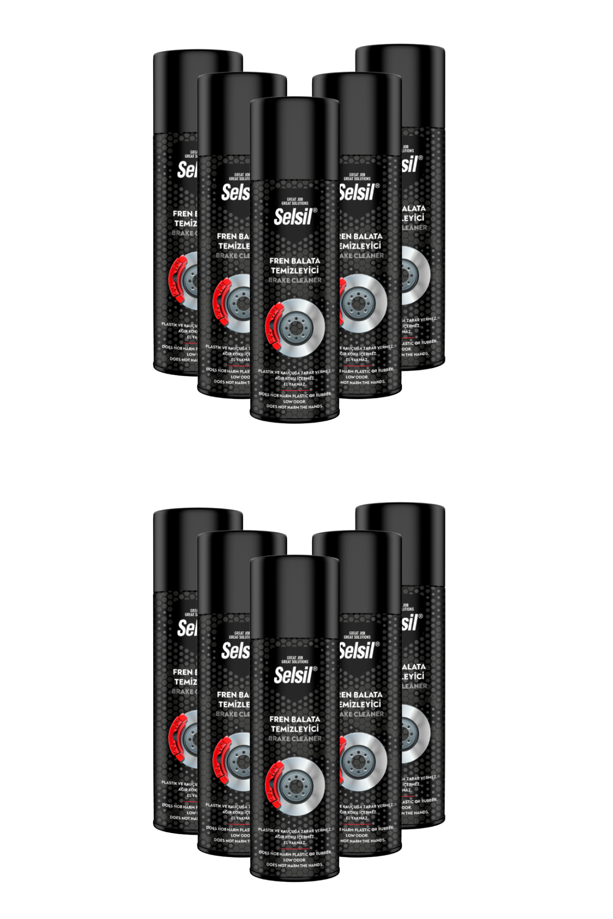 Selsil Fren Balata Temizleyici 500 ml | 10'lu Paket – Yağ ve Kirleri Anında Yok Eden Güçlü Formül