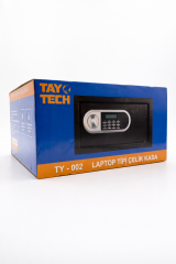 Tay-Tech Laptop Tipi Çelik Kasa TY-002 — Elektronik Şifreli, Type-C Güç Üniteli