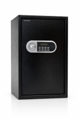TAY-TECH TY-001 Büyük Boy Çelik Kasa | Eczane, Ofis & İşyeri | Elektronik Şifreli + Anahtarlı | 50×35×30 cm