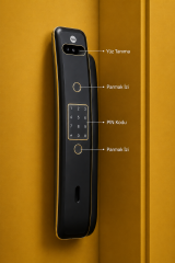 Yale Luna Pro Plus Yüz Tanıma (FaceScan) Akıllı Kapı Kilidi